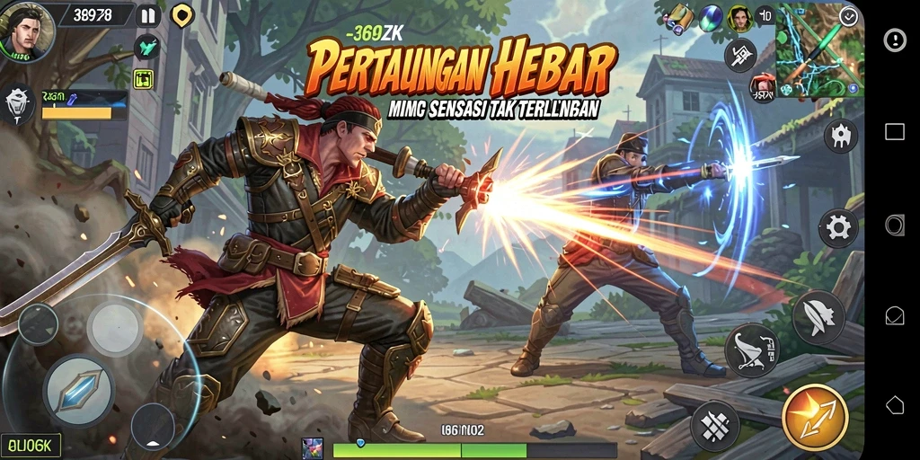 Gameplay seru dan aksi pertarungan di 369ZK yang mendebarkan.