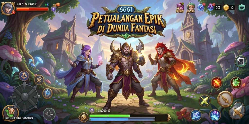 Gameplay menarik dan mendebarkan dari 666I di dunia RPG.