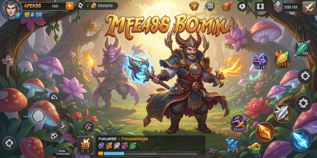 Gameplay aksi mendebarkan dalam dunia fantasi APEK88.