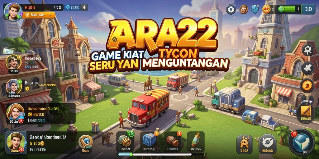 Tampilan gameplay BARA22 yang seru dan penuh strategi.