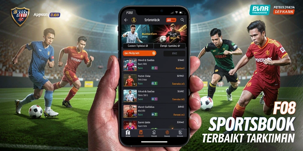Tampilan gameplay menarik dari aplikasi Sportsbook F08.