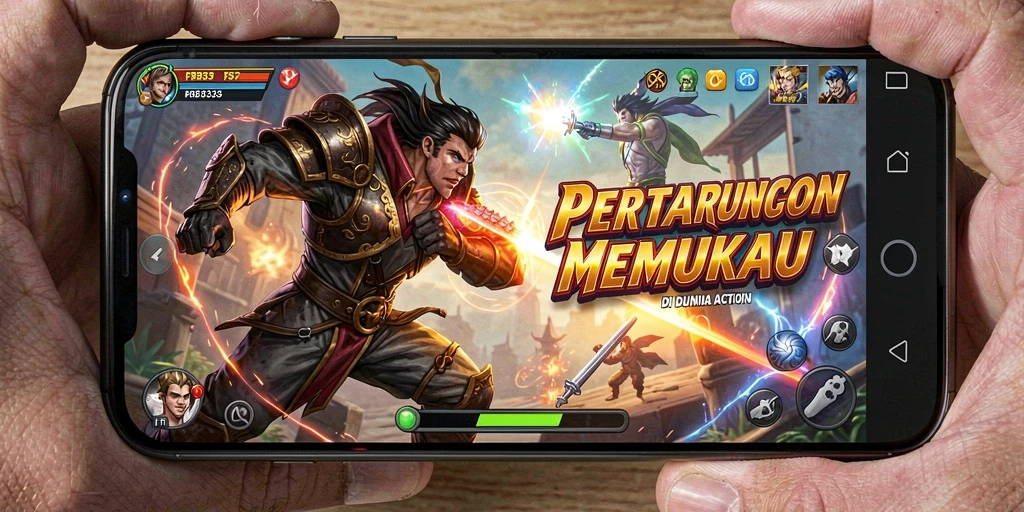 Tampilan gameplay FB333 yang seru dan mendebarkan saat bertarung.