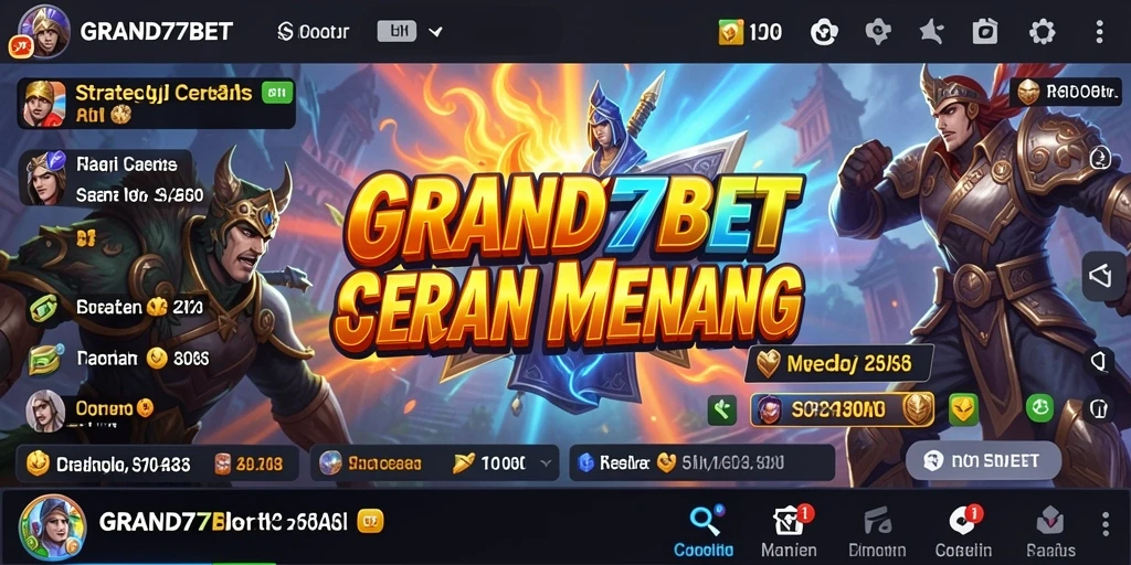 Screenshot gameplay GRAND77BET menampilkan aksi strategi yang mendebarkan.