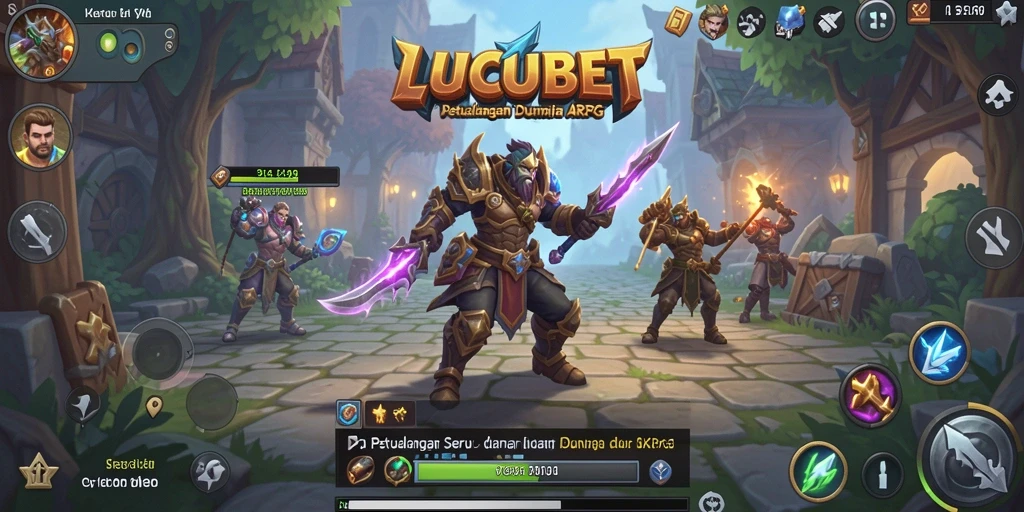Tampilan gameplay LUCUBET yang mendebarkan dan penuh aksi.