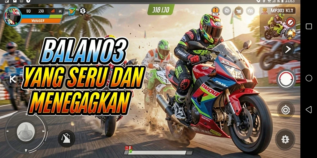 Tangkapan layar utama MPO303 menampilkan balapan motor yang memukau dan penuh aksi.