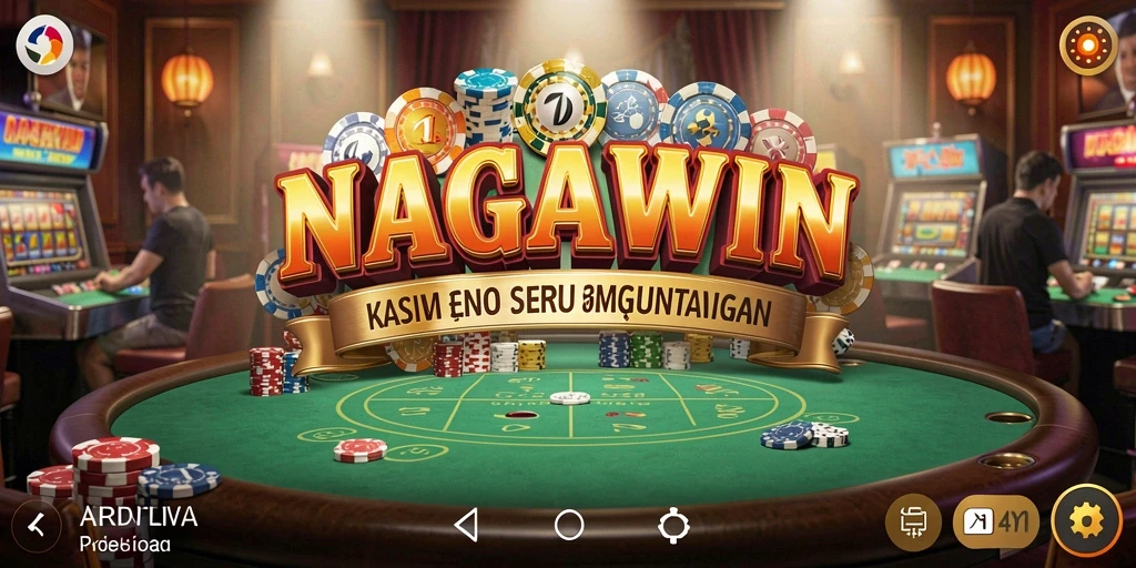 Screenshot NAGAWIN menampilkan gameplay seru permainan Kasino.