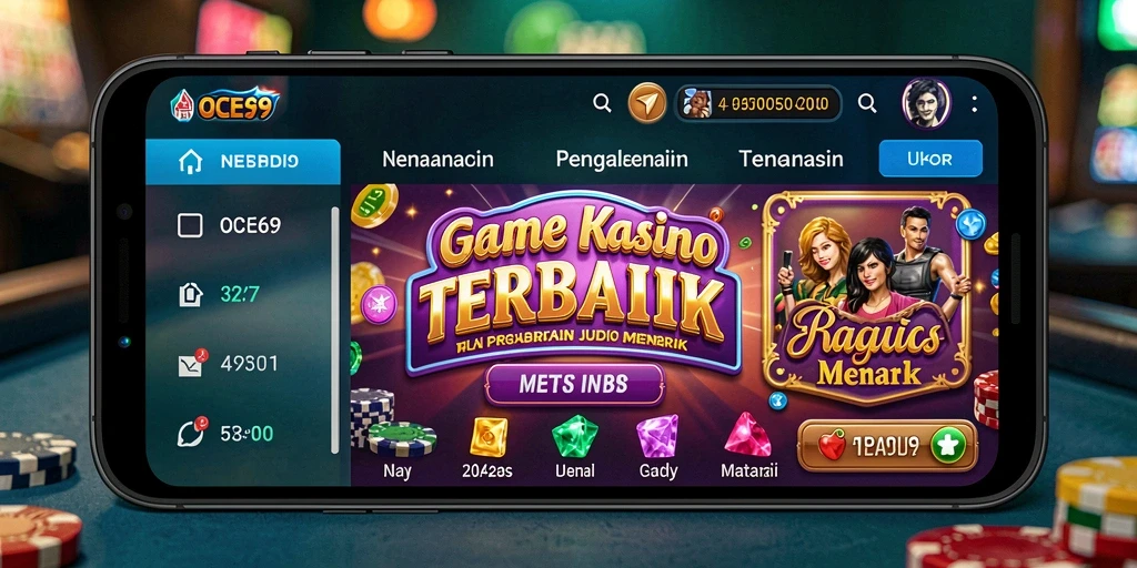 Tampilan menarik dari gameplay OCE69 yang mendebarkan.