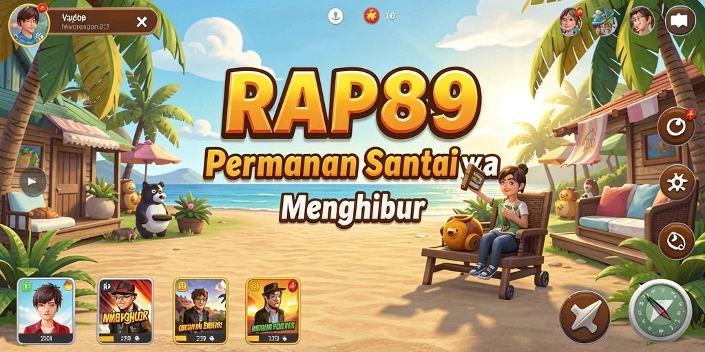 Tampilan menarik gameplay RAP89 yang menghibur dan penuh warna.