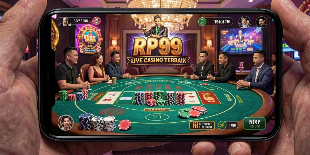 Gambaran menarik dari gameplay Live Casino di RP99.