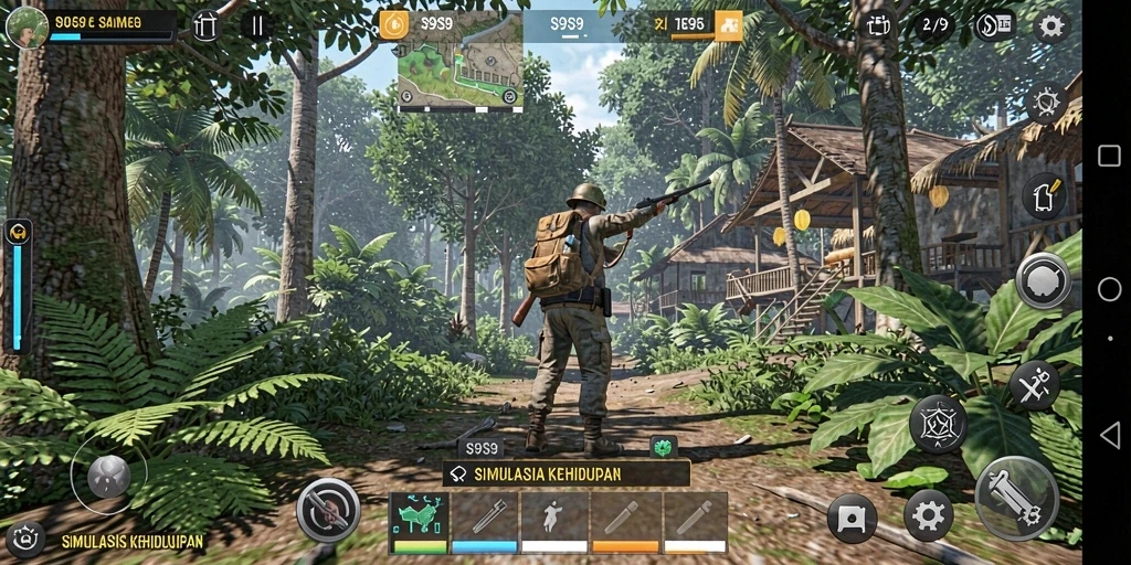 Tampilan gameplay S9S9 yang menarik dan interaktif.
