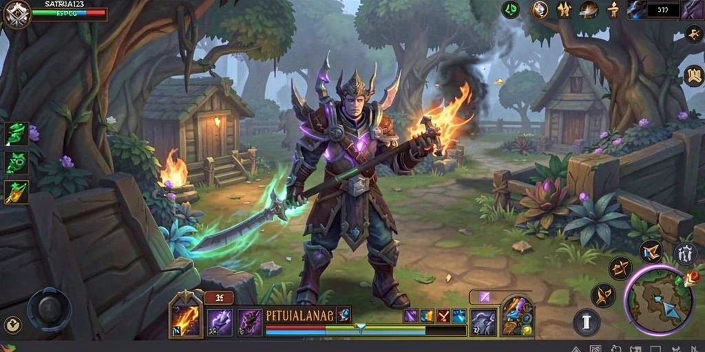 Gameplay ARPG seru dengan grafis menawan di SATRIA123.